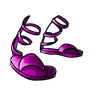 Pink Spiral Sandals